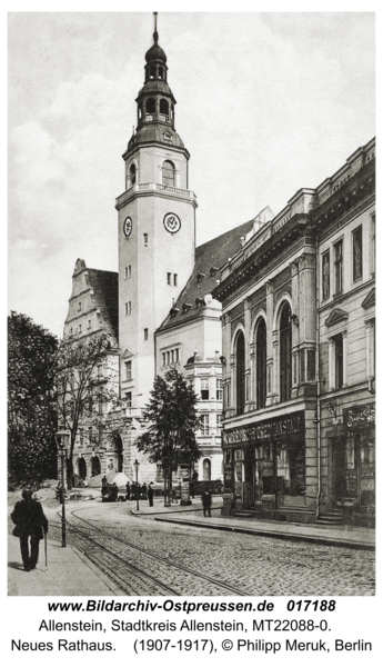 Allenstein, Neues Rathaus