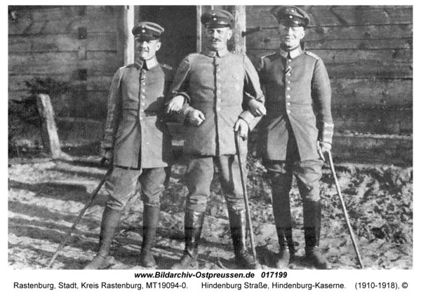 Rastenburg, Hindenburg Straße, Hindenburg-Kaserne