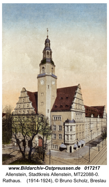 Allenstein, Rathaus