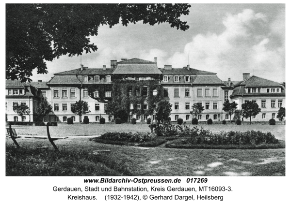 Gerdauen, Kreishaus