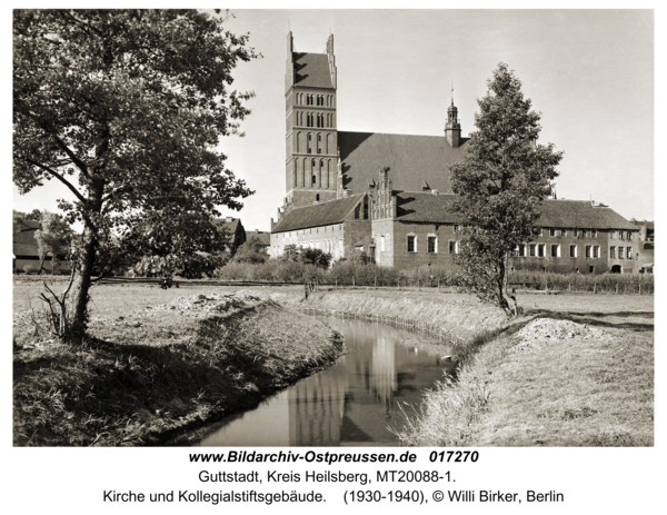 Guttstadt, Kirche und Kollegialstiftsgebäude