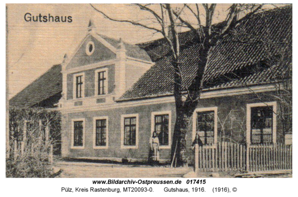 Pülz, Gutshaus, 1916