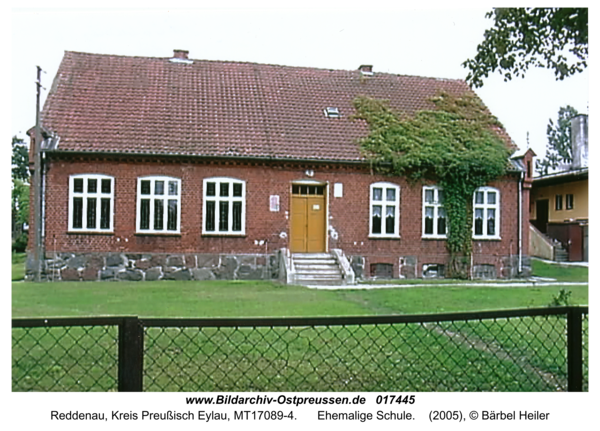 Reddenau (Rodnowo), Ehemalige Schule