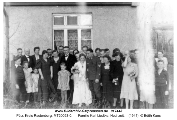 Pülz, Familie Karl Liedtke, Hochzeit