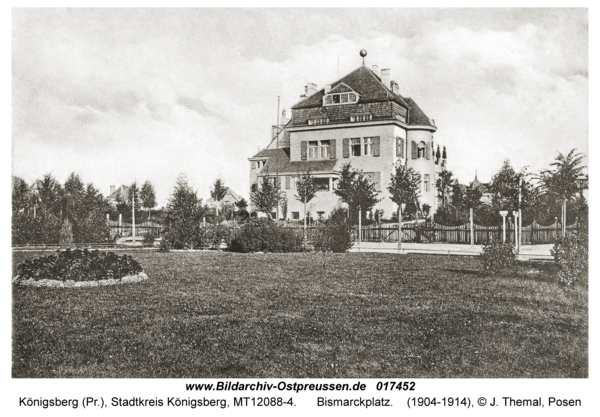 Königsberg, Bismarckplatz