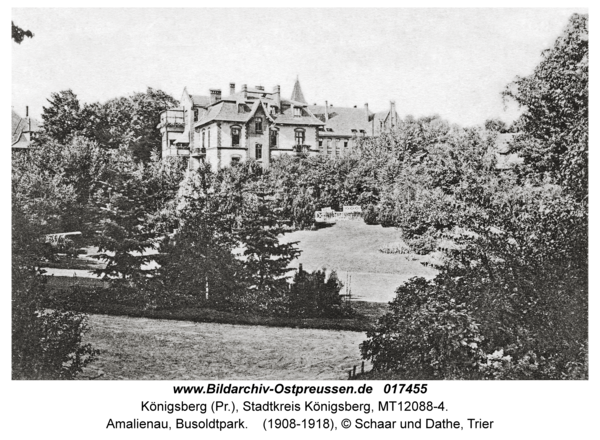 Königsberg, Amalienau, Busoldtpark