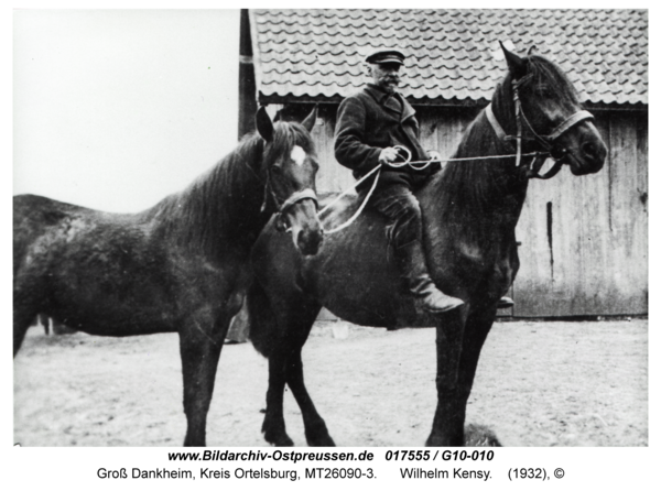 Groß Dankheim, Wilhelm Kensy