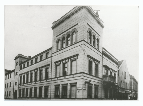 Tilsit, Wasserstr.30, Ecke Goldschmiedestr. Stadtbücherei und Grenzlandmuseum