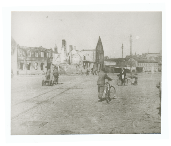 Tilsit, Ludendorffplatz nach der Zerstörung