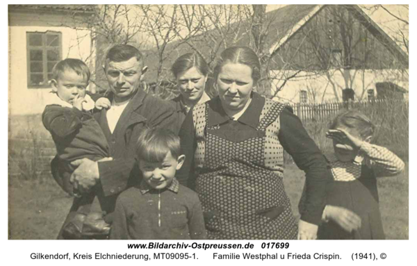 Gilkendorf, Familie Westphal u Frieda Crispin