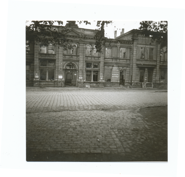 Tilsit, Arndtstr, Restaurant "Jakobsruh" von der Straßenseite nach der Zerstörung