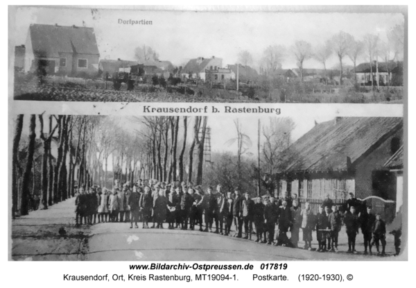 Krausendorf, Postkarte