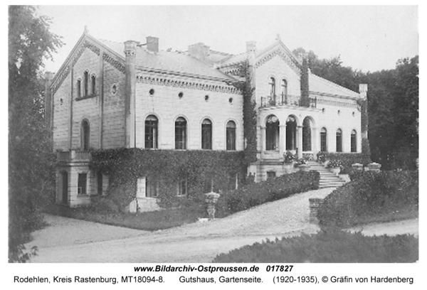 Rodehlen, Gutshaus, Gartenseite