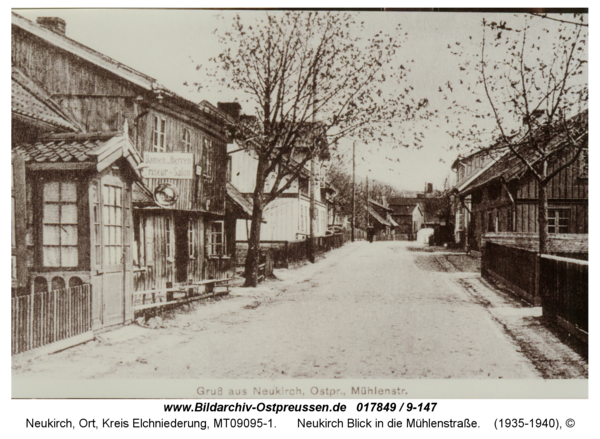 Neukirch Blick in die Mühlenstraße