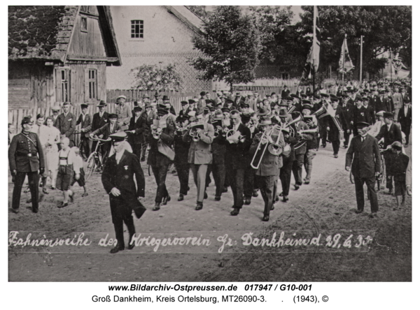 Groß Dankheim, Fahnenweihe 1943