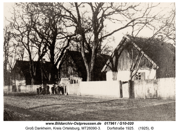 Groß Dankheim, Dorfstraße 1925