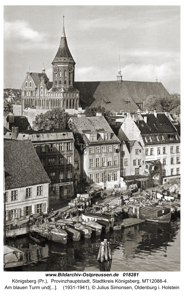 Königsberg, Am blauen Turm und Dom