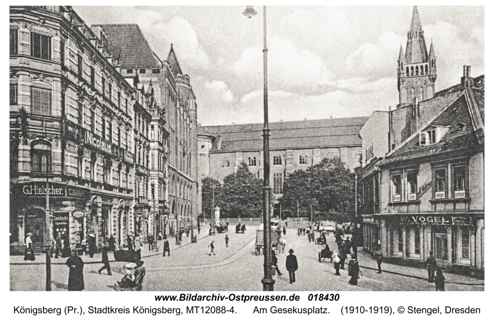 Königsberg, Am Gesekusplatz