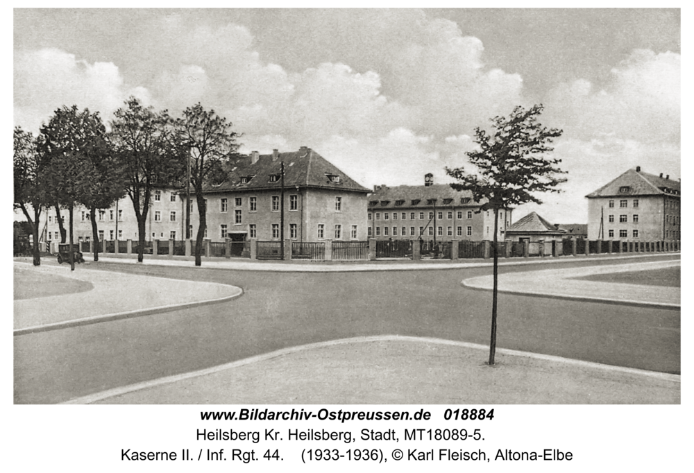 Heilsberg, Kaserne II. / Inf. Rgt. 44
