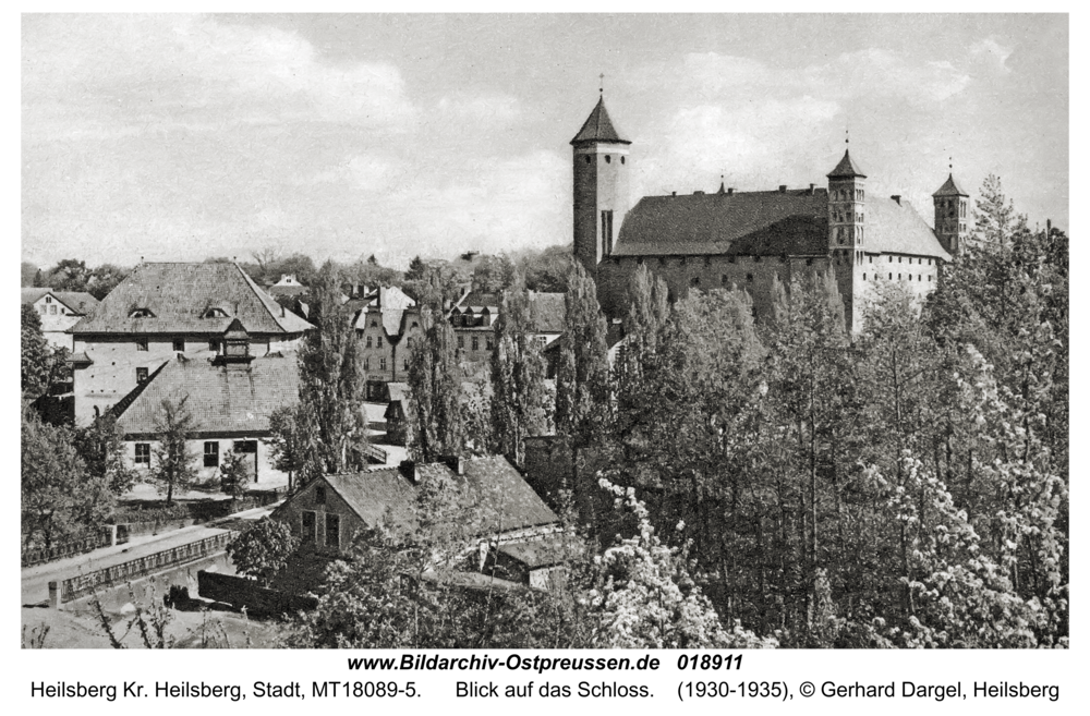 Heilsberg, Blick auf das Schloss