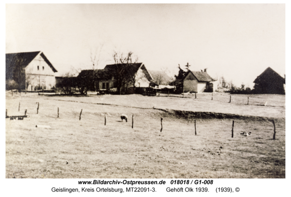 Geislingen, Gehöft Olk 1939