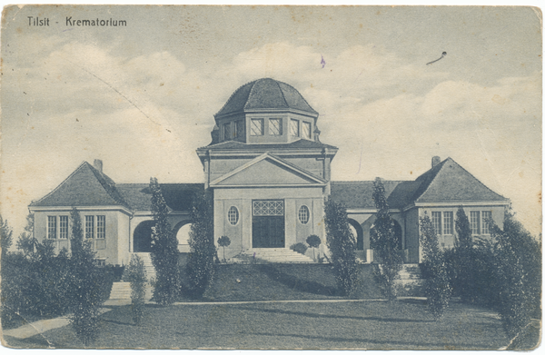 Tilsit, Krematorium auf dem Waldfriedhof