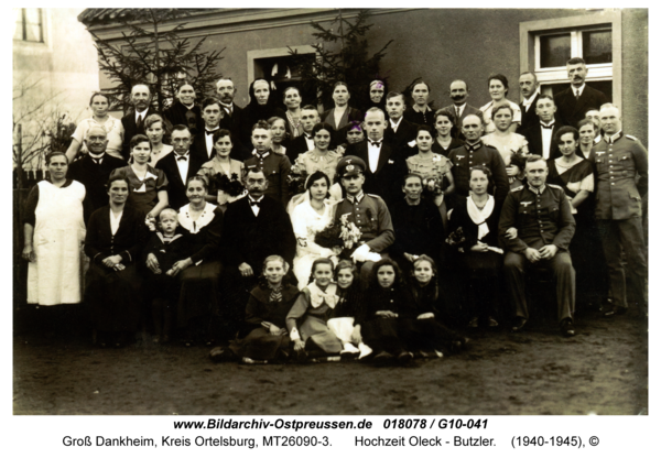 Groß Dankheim, Hochzeit Oleck - Butzler