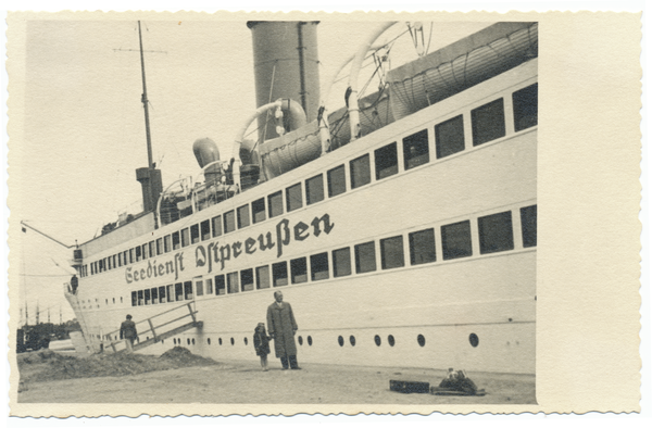 Pillau, Motorschiff "Hansestadt Danzig", Norddeutscher Lloyd, Bremen