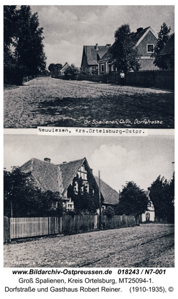 Neuwiesen, Dorfstraße und Gasthaus Robert Reiner