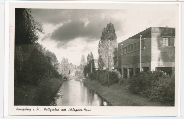 Königsberg, Wallgraben mit Schlageter-Haus