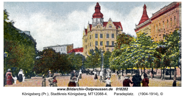 Königsberg, Paradeplatz