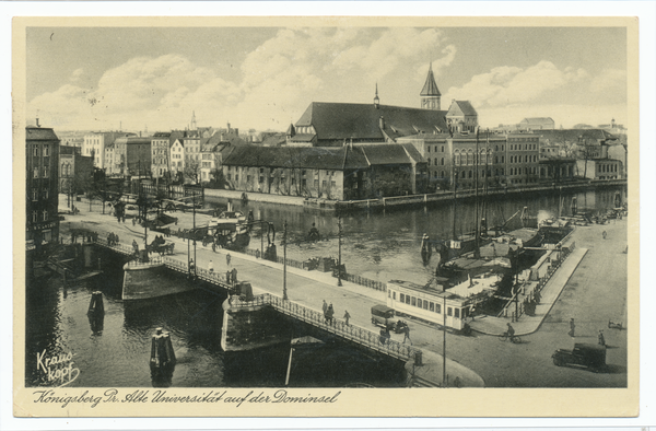 Königsberg, Dominsel mit alter Universität