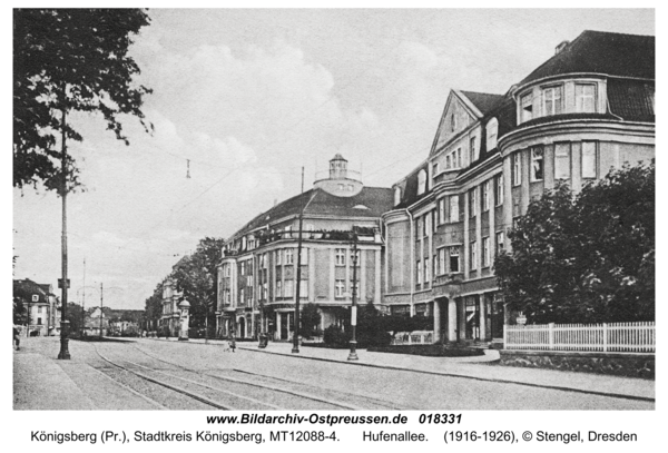 Königsberg, Hufenallee