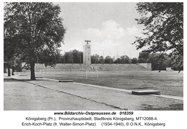 Königsberg, Erich-Koch-Platz (fr. Walter-Simon-Platz)