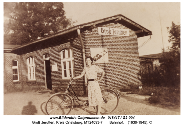 Groß Jerutten, Bahnhof