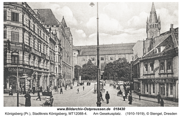 Königsberg, Am Gesekusplatz