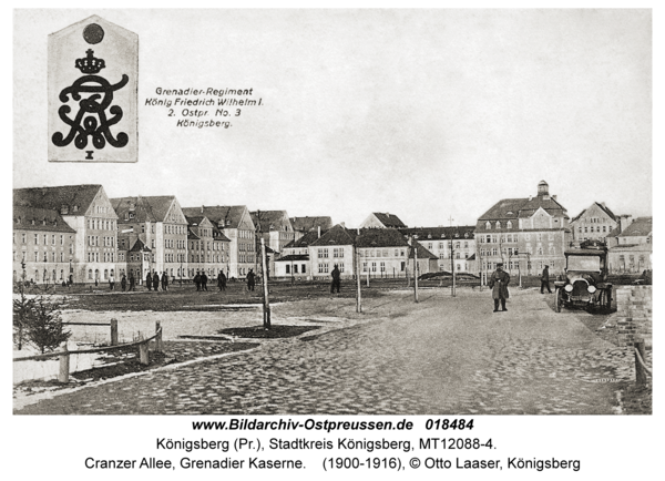 Königsberg, Cranzer Allee, Grenadier Kaserne