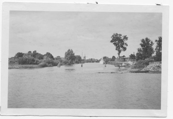 Pokallna (Fluss), Rechts der Ort Ruß, links der Ort Skirwietell