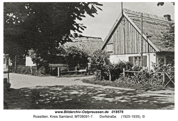 Rossitten Kr. Samland, Dorfstraße