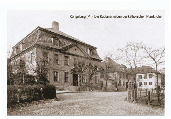 Königsberg (Pr.), Katholische Kirchenstraße, Kaplanei neben der kath. Pfarrkirche