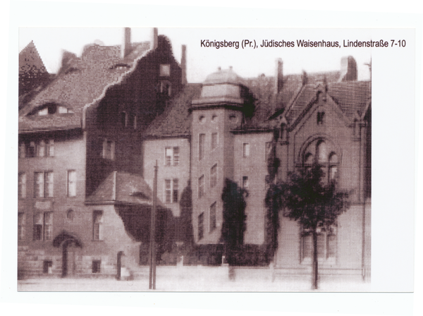 Königsberg, Lindenstraße, Jüdisches Waisenhaus