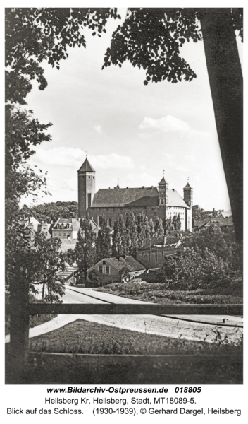 Heilsberg, Blick auf das Schloss