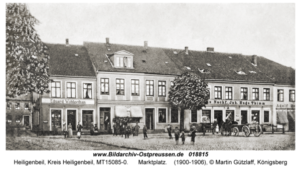 Heiligenbeil, Marktplatz