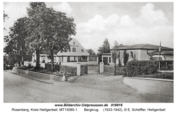 Rosenberg Kr. Heiligenbeil, Bergkrug