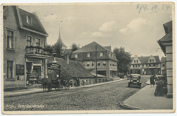 Arys, Bronsartstraße und Brücke