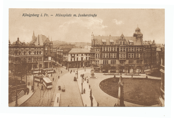 Königsberg, Münzplatz mit Junkerstraße