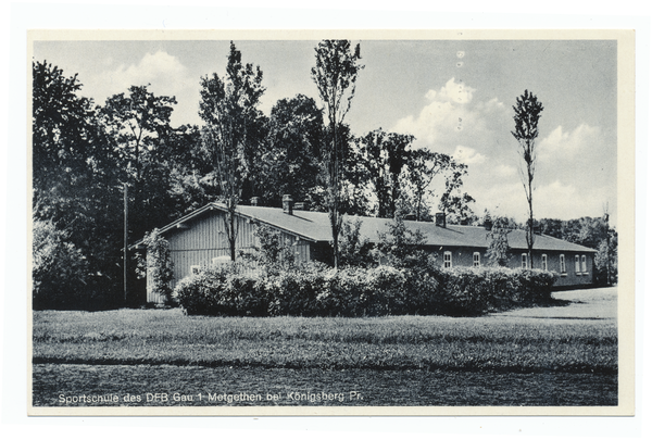 Metgethen, Sportschule des DFB-Gau 1 vor 1933 Volkssportschule