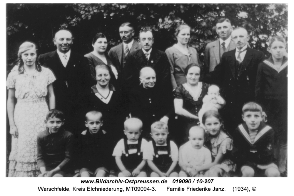 Warschfelde, Familie Friederike Janz