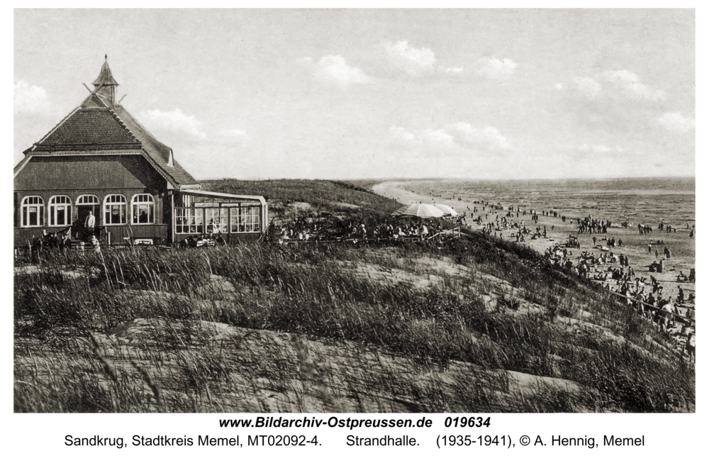 Sandkrug Stadtkr. Memel, Strandhalle