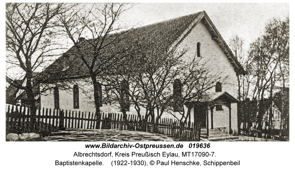 Albrechtsdorf Kr. Preußisch Eylau, Baptistenkapelle